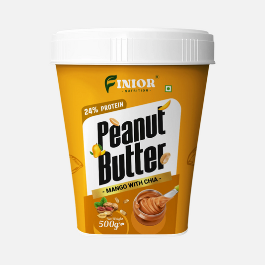 FINIOR High Protein Mango With Chia Peanut Butter 500g